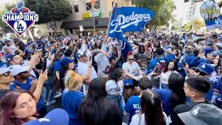 🏆 Dodgers 2024 World Series Parade🏆 | Downtown LA, California [4K] 🇺🇸