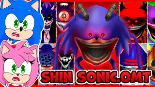 Sonic and Amy watch Sonic EXE OC Phase 1 VS Phase 2-38 VS Phase 39 VS Phase 49 in Incredibox Sprunki