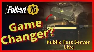 New Legendary Crafting on the Public Test Server | Fallout 76