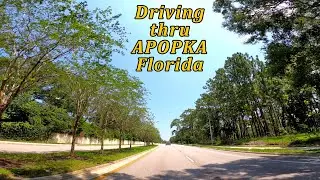 Driving thru Apopka Florida from Ocoee to Kelly Park Crossing (SR-429)