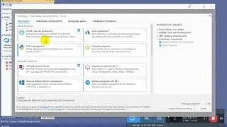 Installing Git from Visual Studio Installer
