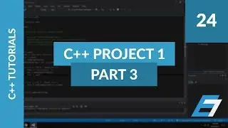 C++ Programming Tutorials - 24 - C++ Project 1 Finite State Machine Part 3 Eric Liang