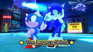 Sonic X Shadow Generations: Legacy Skins DLC Gameplay