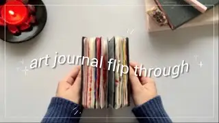 ✨art journal flip through✨ // 2018-2019 📓🎨