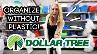 10 *NO PLASTIC* Dollar Tree Organization Hacks (you will actually use!)