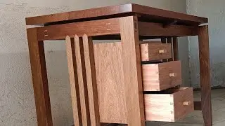 DESK TABLE with DRAWER CABINET|Floating Desk Table Top With Cabinet Drawer 3|Desk Computer table