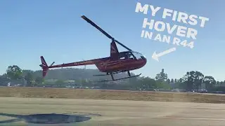 My first helicopter flying lesson I Learning to hover the R44 helicopter with Anthelion Helicopters