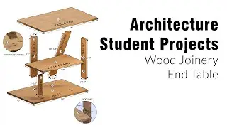 Student Project: Wood Joinery End Tables