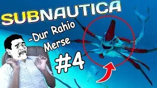 Meeting Scary Aliens in Subnautica Part #4 (Reaper & SandShark)