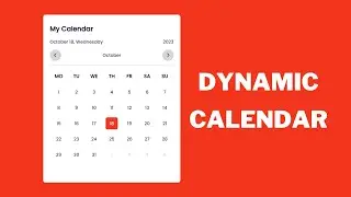 How to Create a Dynamic Calendar in HTML, CSS, and JavaScript