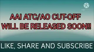 AAI ATC 2021 CUT-OFF