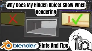 Blender - Why Does My Hidden Object Show When Rendering