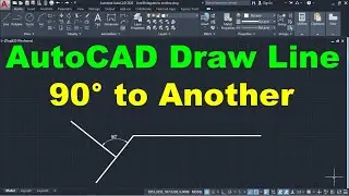 AutoCAD Draw Line 90 Degrees to Another