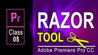Razor Tool-How to trim a Clip in Adobe Premiere Pro I Urdu/Hindi