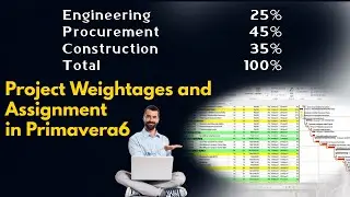 How to assign Project Weightages in Primavera p6 