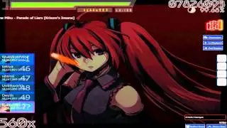 Hatsune Miku - Parade of Liars - Krisom's Insane - osu! - Rank #2 - 99.67% HR HD