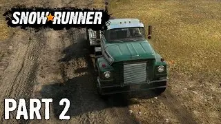 SnowRunner | Walkthrough Gameplay | Part 2 | Wet Harvest | Xbox One