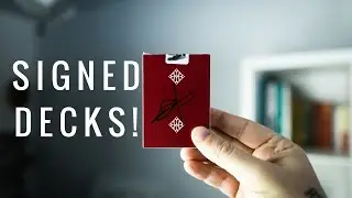 We Signed Rare Decks + Uncut Sheets!