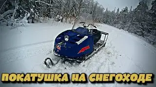 ЗИМНЯЯ ПОКАТУШКА НА СНЕГОХОДЕ БУРАН #1