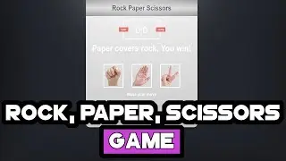 Rock, Paper, Scissors Game With HTML, CSS and JavaScript