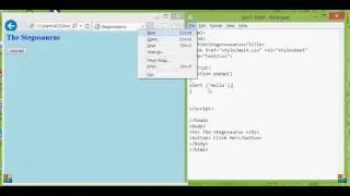 Add JavaScript alert to a web page