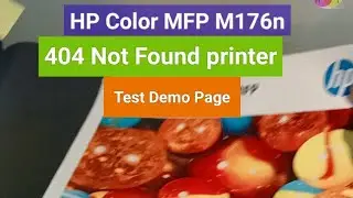 HP Color M176n Printer - Print Test Demo Page | 404 Not Found printer 