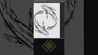 creating oriental style print in photoshop #photoshop #designgraficobrasil #logo #art #designing