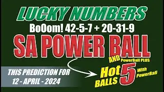 Hot Lucky Number for PowerBall & PowerBall Plus 12 April 2024