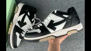 OFF WHITE OUT OF OFFICE OOO LOW TOPS WHITE BLACK WHITE