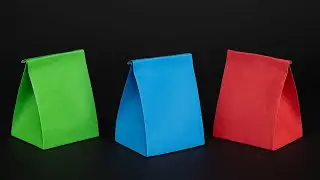 DIY Paper Bag – No Glue, No Scissors, Just Origami!