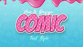 How to Create Candy Text Effect in Photoshop | Photoshop Tutorial