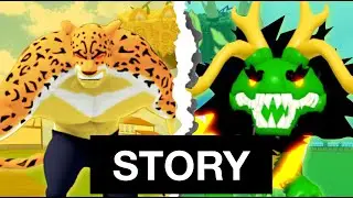 The Story of LEOPARD vs DRAGON... (a Blox Fruits Story)