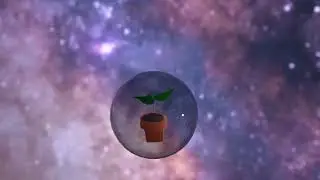 floating representation of an organism
