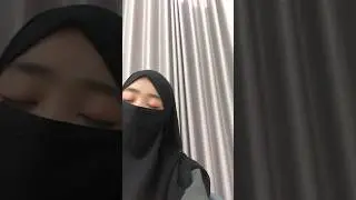 MasyaAllah merdu sekali suara ukhti cadar cantik ini 