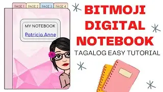 Tagalog Easy Tutorial - Bitmoji Digital Notebook