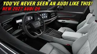 NEW 2027 Audi Q9 INTERIOR (official reveal) - First Look Flagship 3-row SUV!