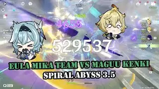 C2 Mika Eula Team VS Maguu Kenki [Spiral Abyss 3.5]