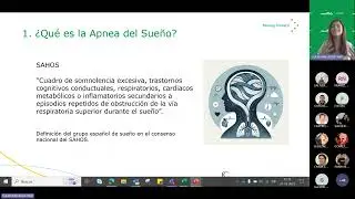 Webinar Apnea del sueño con Doctora Carmen Chacon y Kinesiólogo Sebastian Sullivan