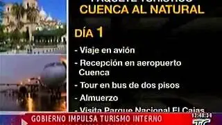 Ministerio de Turismo impulsa campaña Viaja Primero Ecuador
