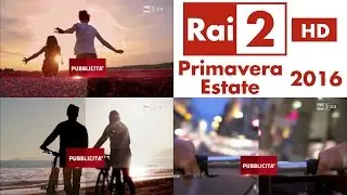 Rai 2 HD - Bumper Primavera/Estate 2016 - Raccolta completa