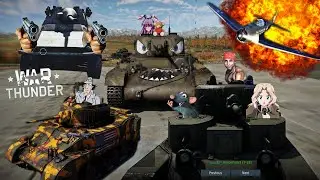A bunch of morons play low tier tanks in War Thunder (ft. Green Text Guy and some other gamers)