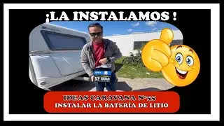 Installing a WATTCYCLE LIFEPO4 LITHIUM battery in your CARAVAN