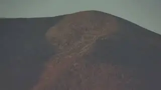 Vistas de Moncayo desde el parque naturista nudista de la Luesa de Tarazona