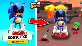 Como Jugar SONIC.EXE en STUMBLE GUYS… 😱 *da mucho miedo*