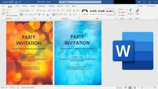 Tutorial 2021 : Creating an Invitation in Microsoft Word