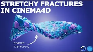 Stretchy Voronoi Fracture Control - Cinema4D