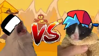 Ugh but it is Thurston Waffles vs Towel Cat (Friday Night Funkin - Ugh)