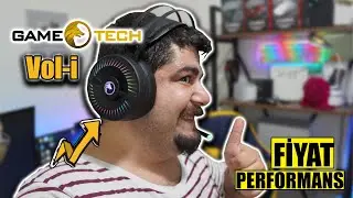 Gametech Vol i 7 1 RGB Oyuncu Kulaklığı  FP Arayanlara Kutu açılış ve İncelemesi