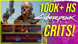 Cyberpunk 2077 Guide - EPIC 100k+ CRIT Stealth Headshot Gunslinger Build!