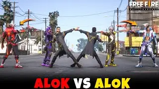 GTA X FREE FIRE :- DJ ALOK VS DJ ALOK - RAMPAGE UNITED VS RAMPAGE NEBULA  | FREE FIRE SHORT FILM